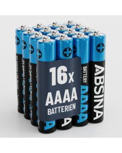 Absina AAAA Alkaline Batterien 16 Stk.